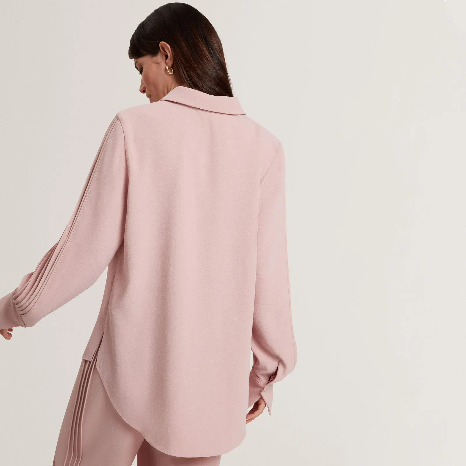 Ted Baker Piping Detail Relaxed Long Sleeve Shirt