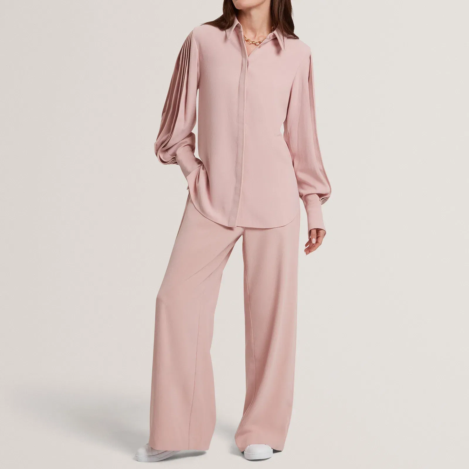 Ted Baker Piping Detail Relaxed Long Sleeve Shirt