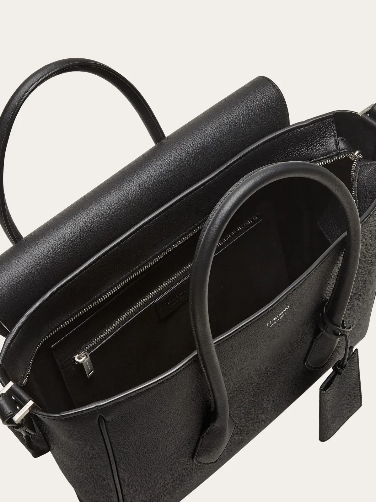 East-West briefcase