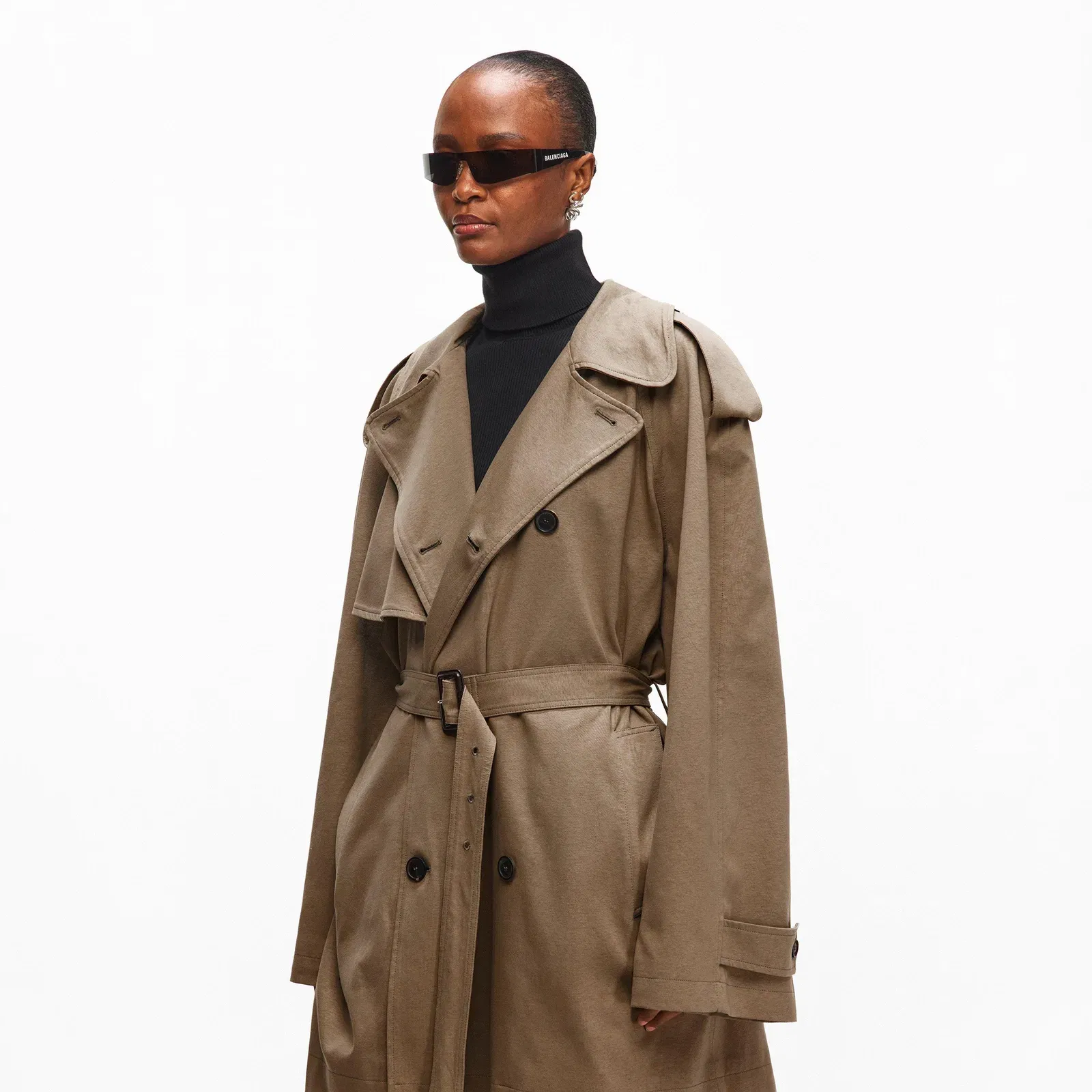 Bal Cropped Trench Coat