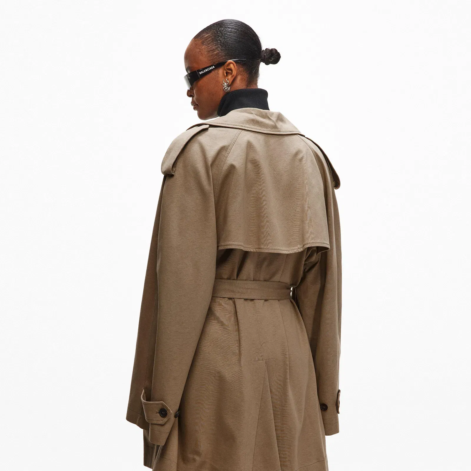 Bal Cropped Trench Coat