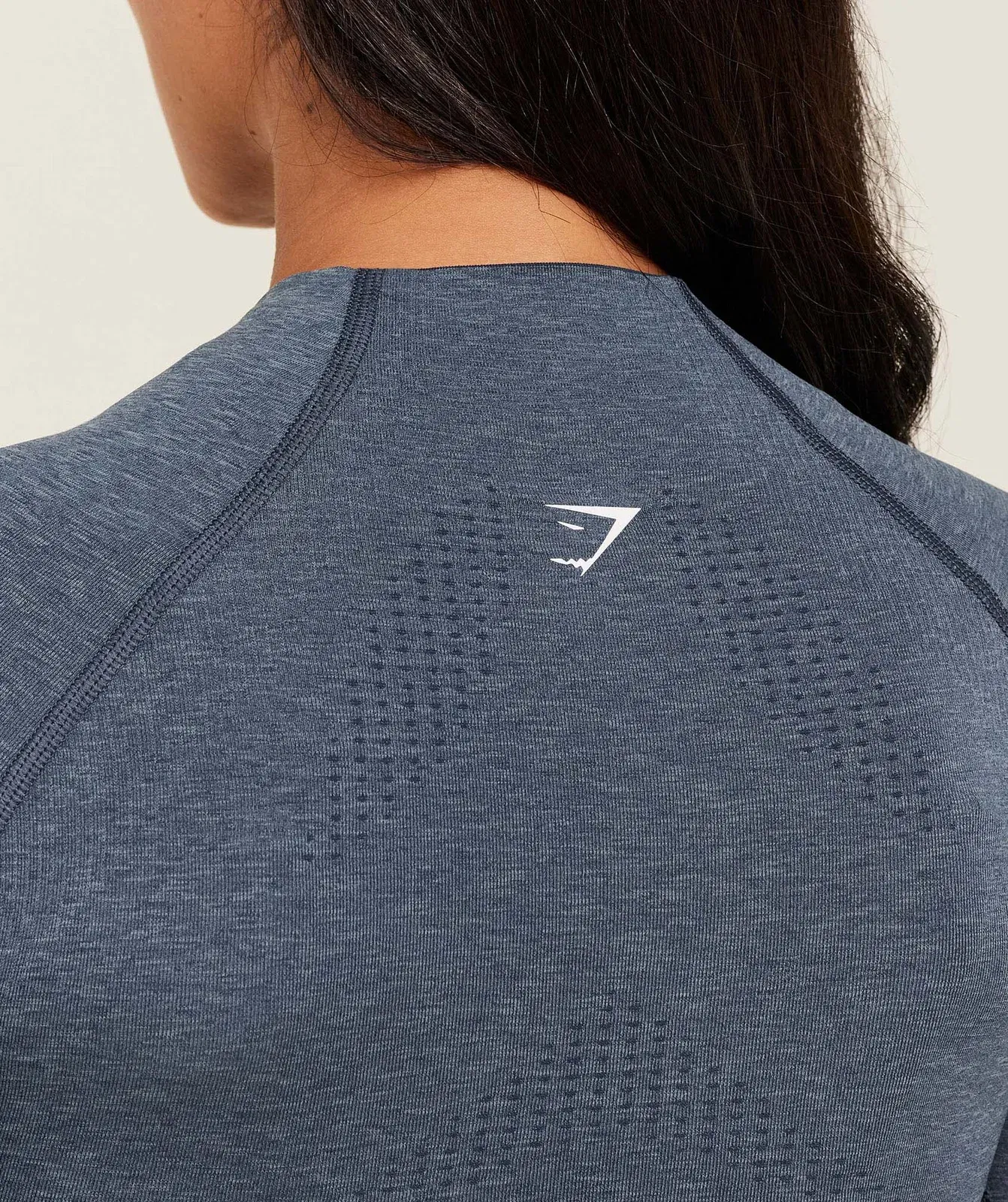 Gymshark Vital Midi Zip Up Jacket - GS Stealth Blue/ Marl