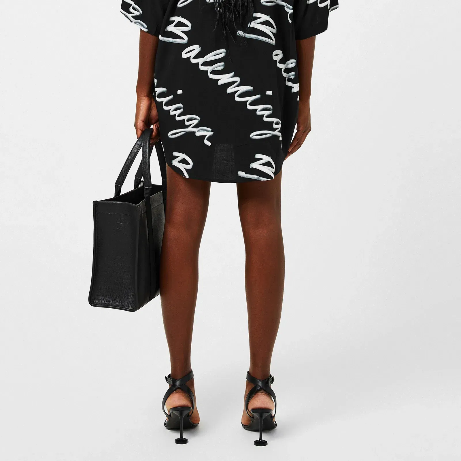Script Logo Woven Oversized Fit Tracksuit Shorts