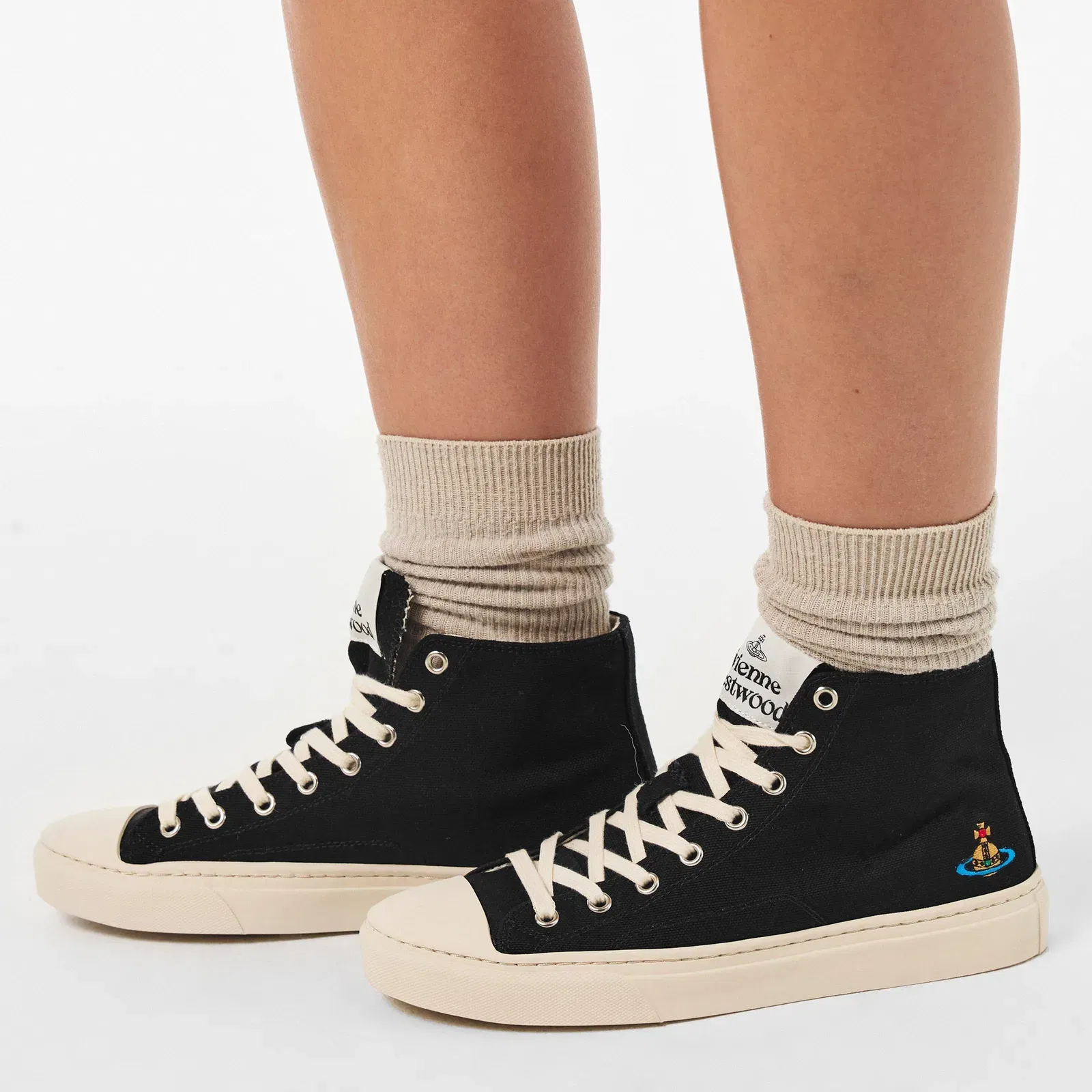 Viv Canvas High-Top Trainers