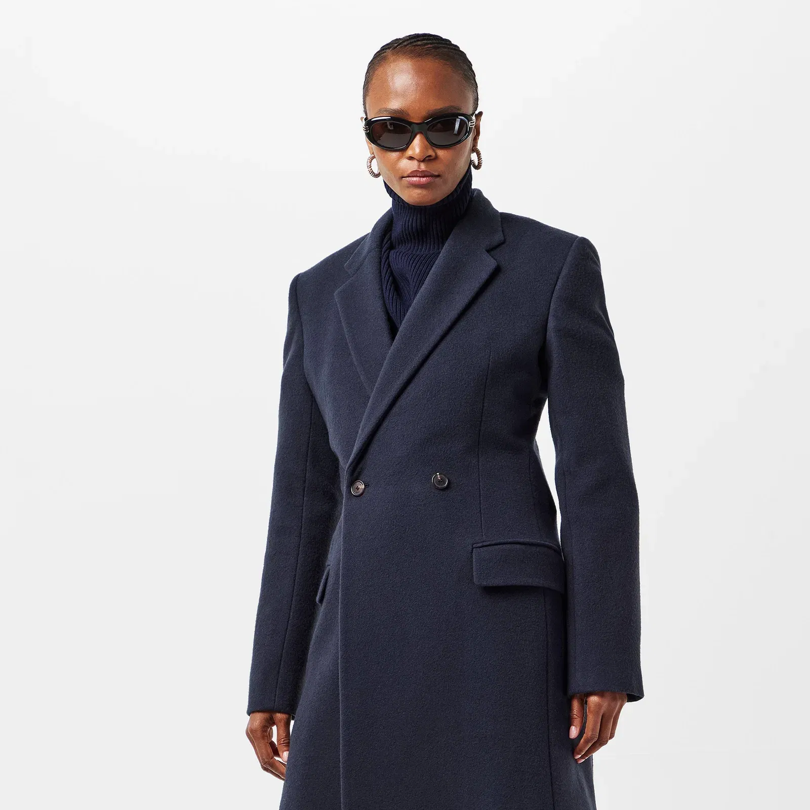 Bal Godet Tailored Fit Overcoat