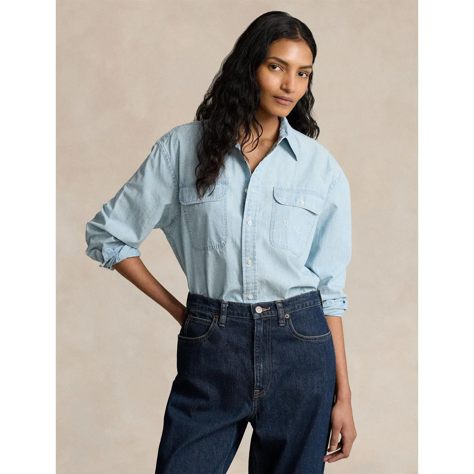 Embroidered Rl-67 Shirt