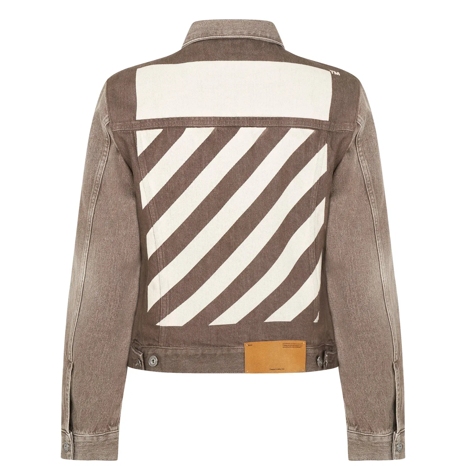 Tab Slim Cotton Long Sleeve Denim Jacket