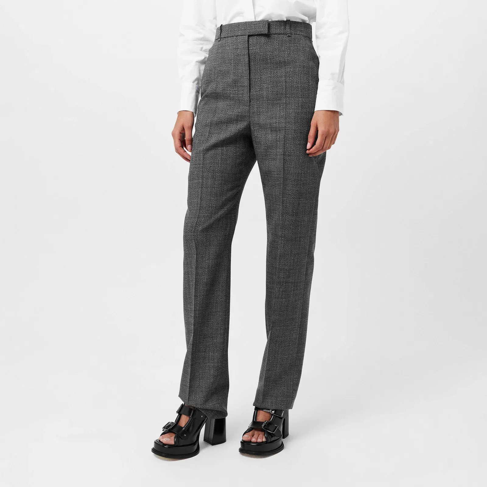 Tailored Stretch Cigarette Trousers