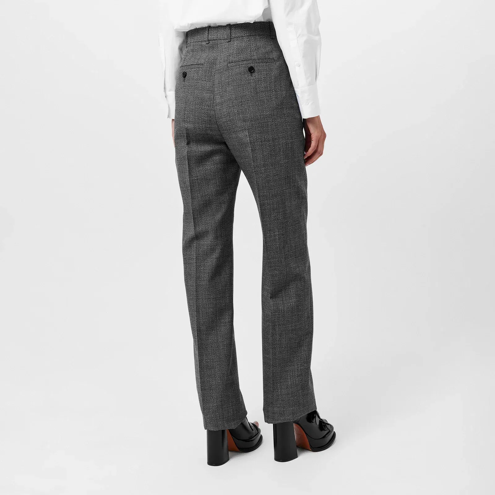 Tailored Stretch Cigarette Trousers