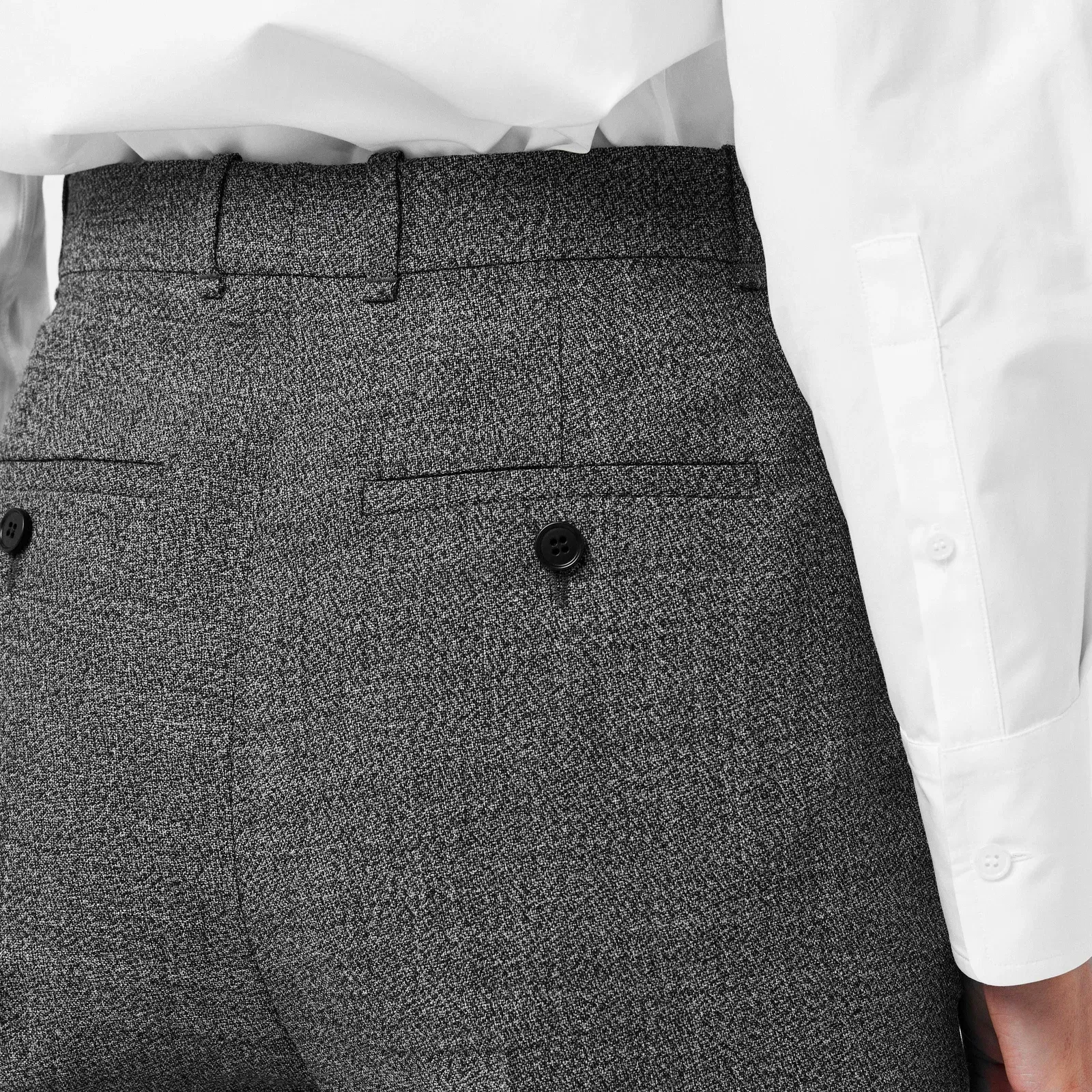 Tailored Stretch Cigarette Trousers