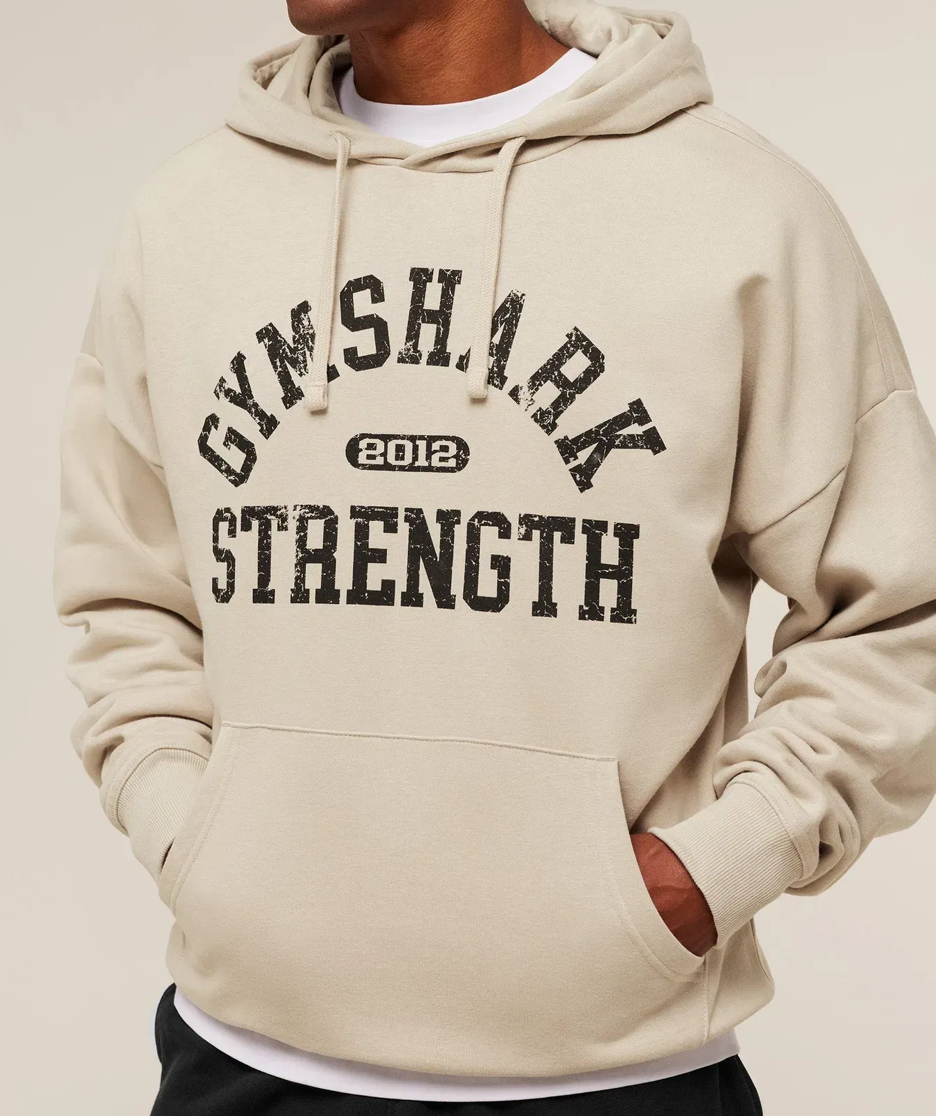Gymshark 2012 Strength Hoodie - Pebble Grey