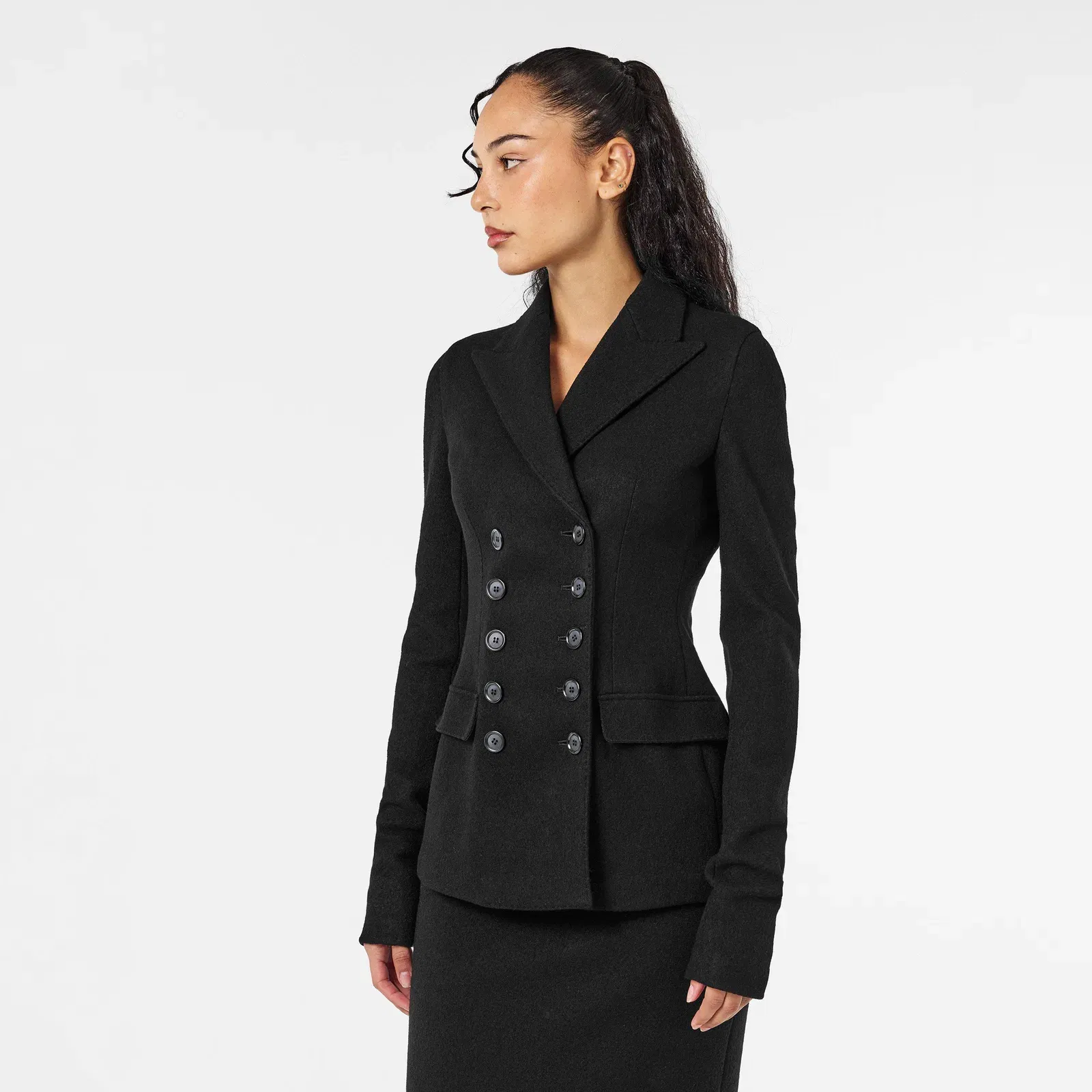 Structured Tailored Single Breasted Blazer