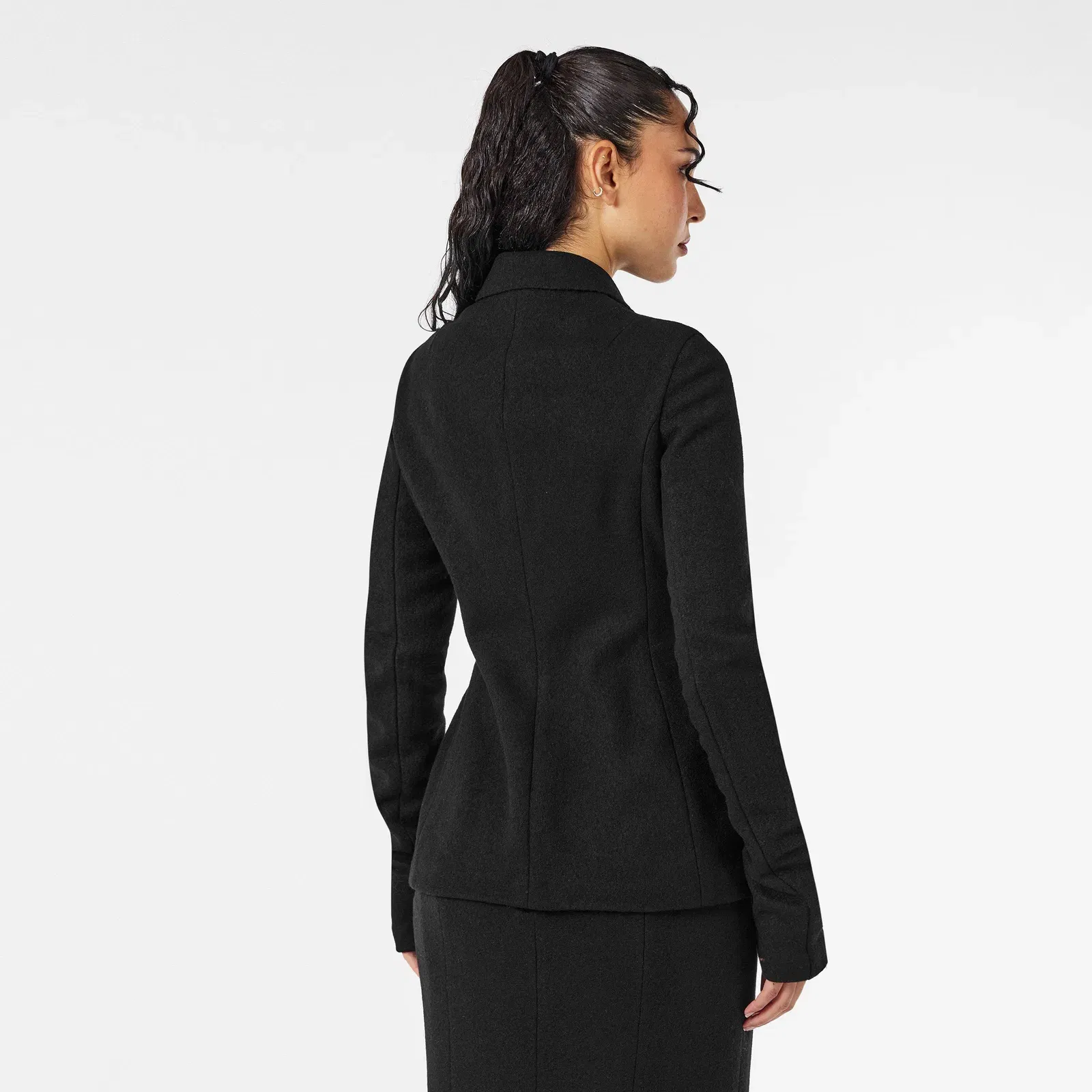 Structured Tailored Single Breasted Blazer