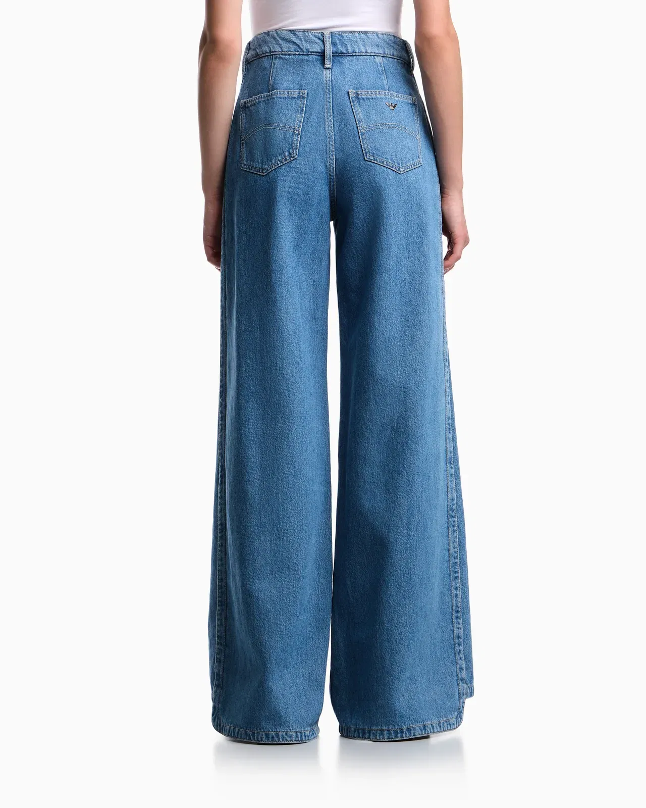 Emporio Armani J6H regular-fit, worn-look denim jeans