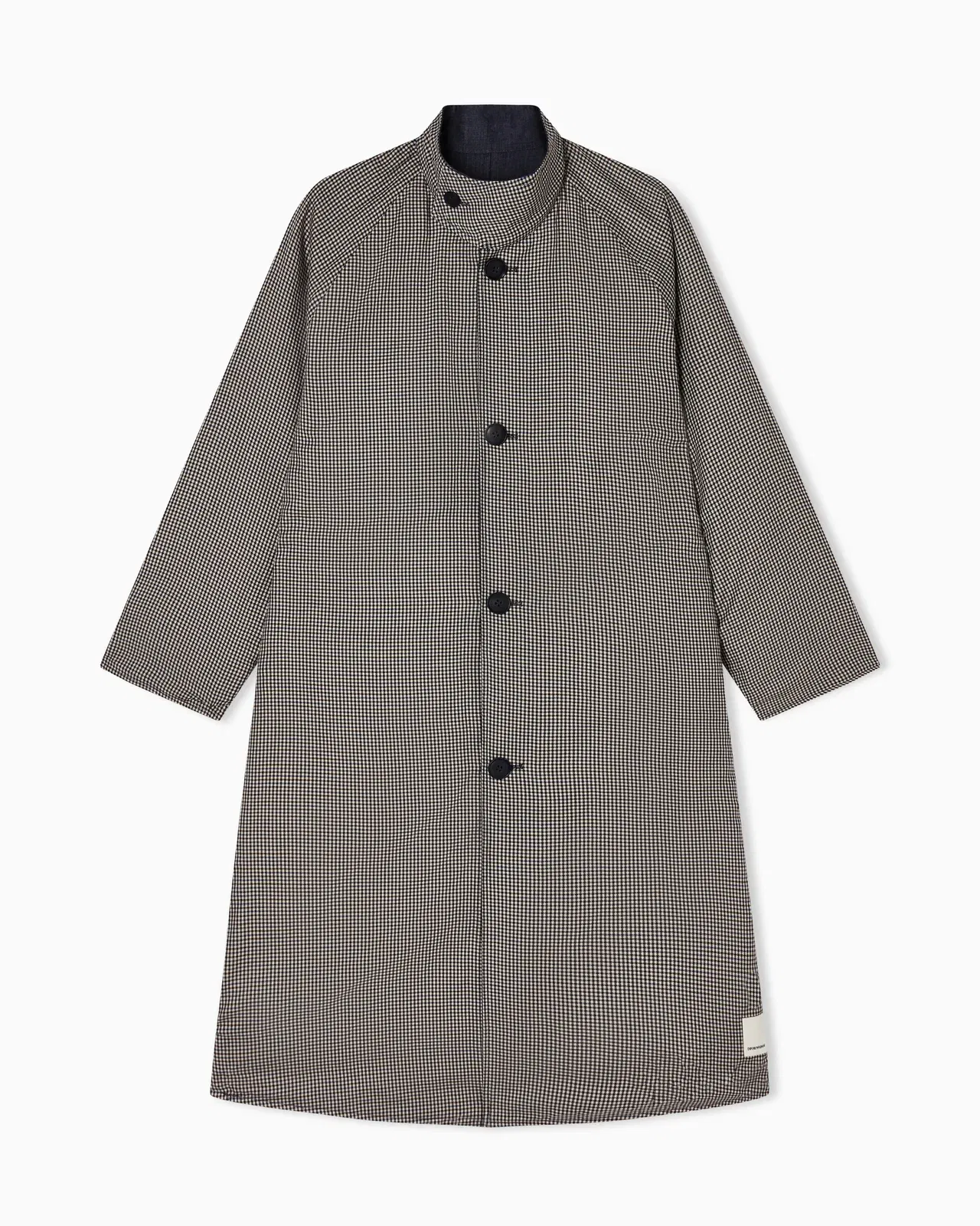 Emporio Armani Eagle Club reversible denim trench coat