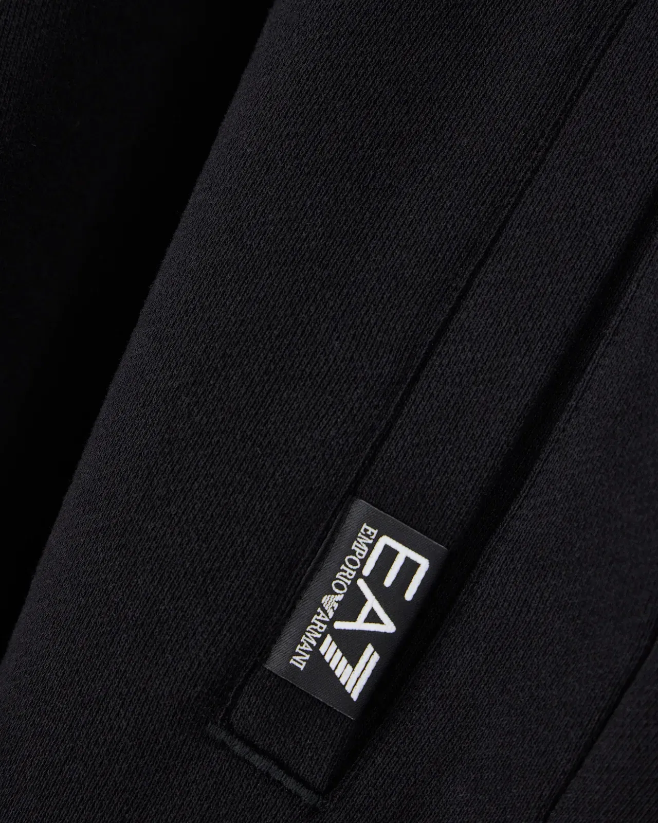 EA7 Slim-fit trousers Logo Series in cotton jersey with logo