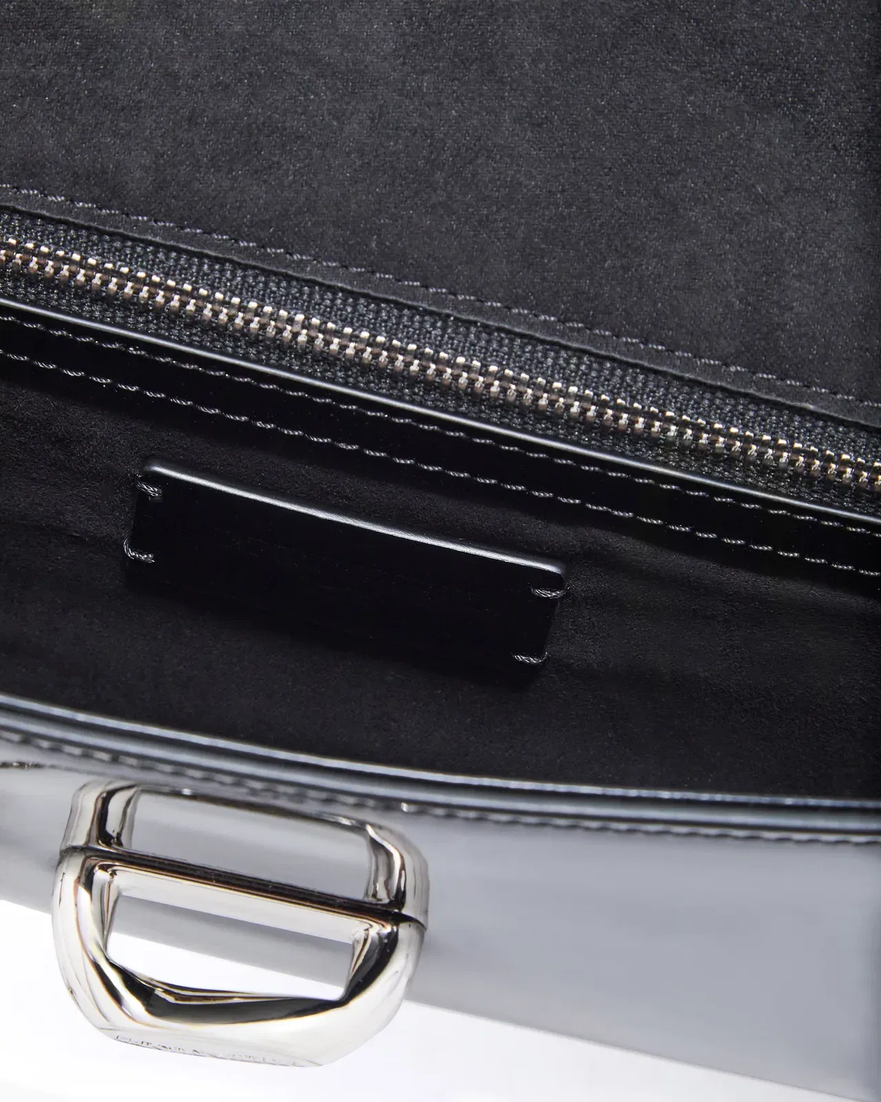 Emporio Armani Patent leather mini shoulder bag