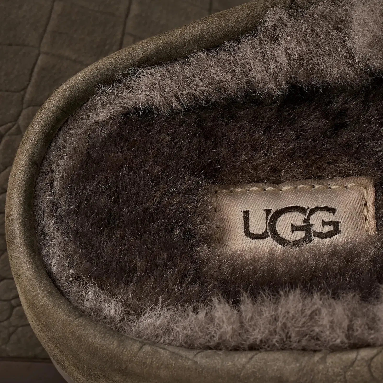Ugg Elea Embossed Slip-On Dense Smoke