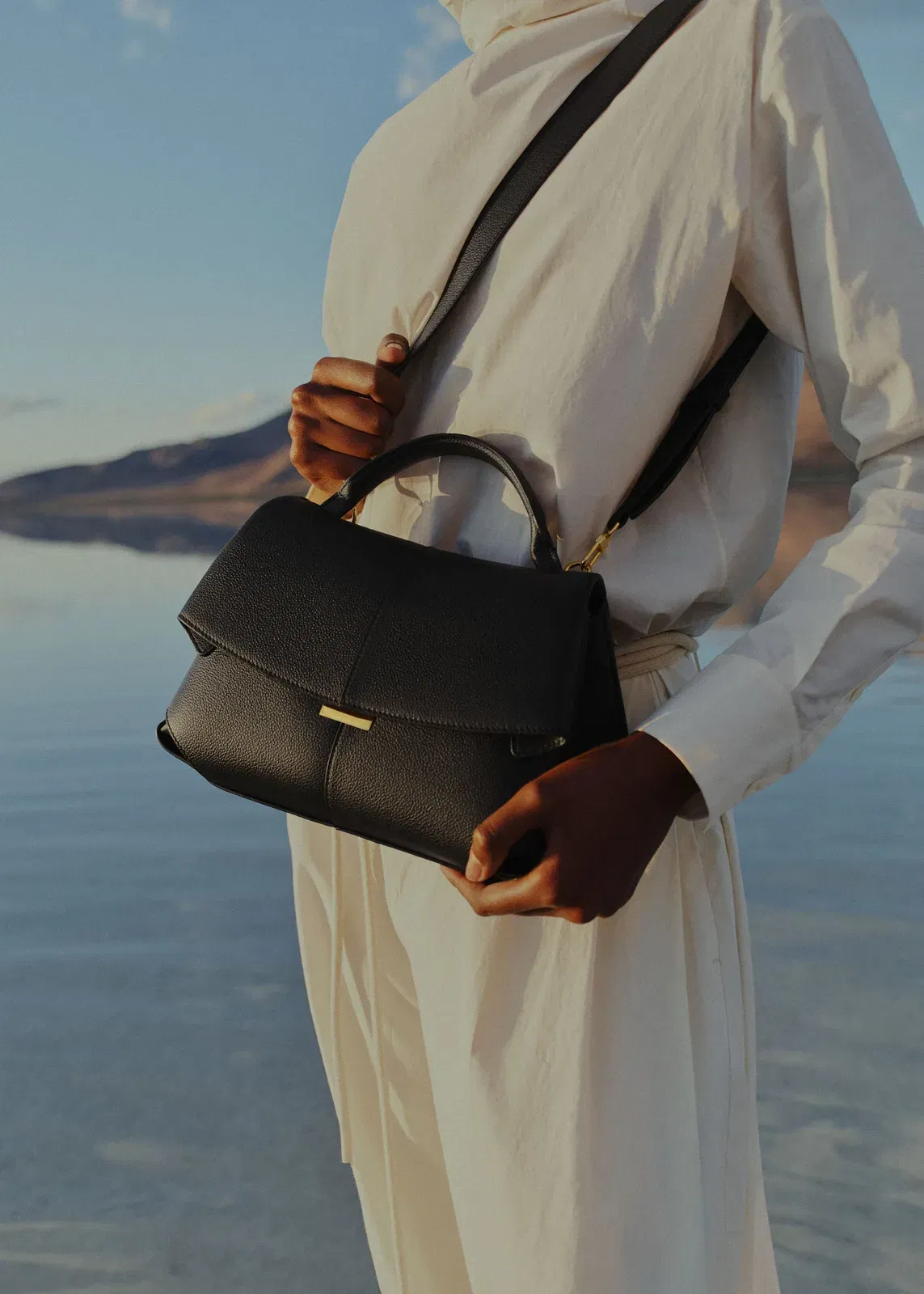 Polene Mokki Mini Textured Black