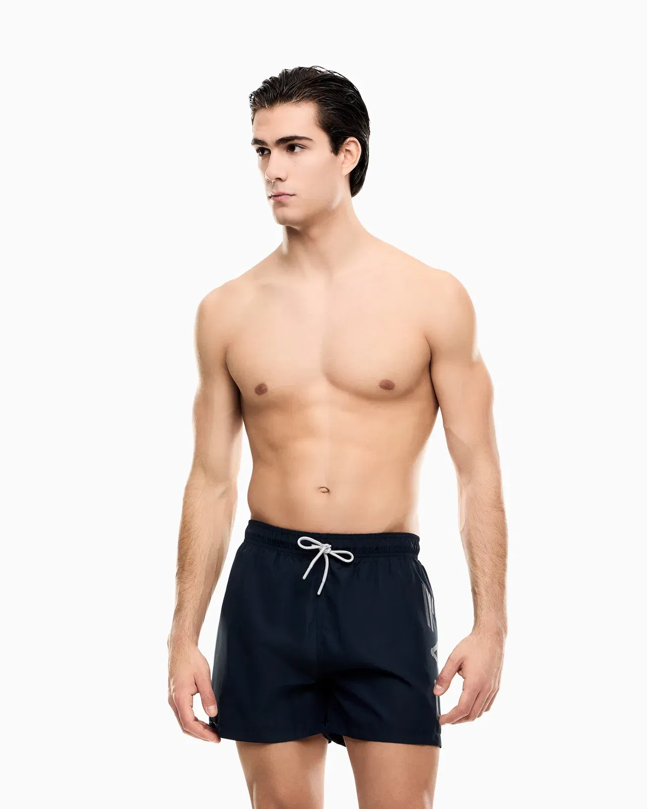 EA7 Logo Series swim trunks