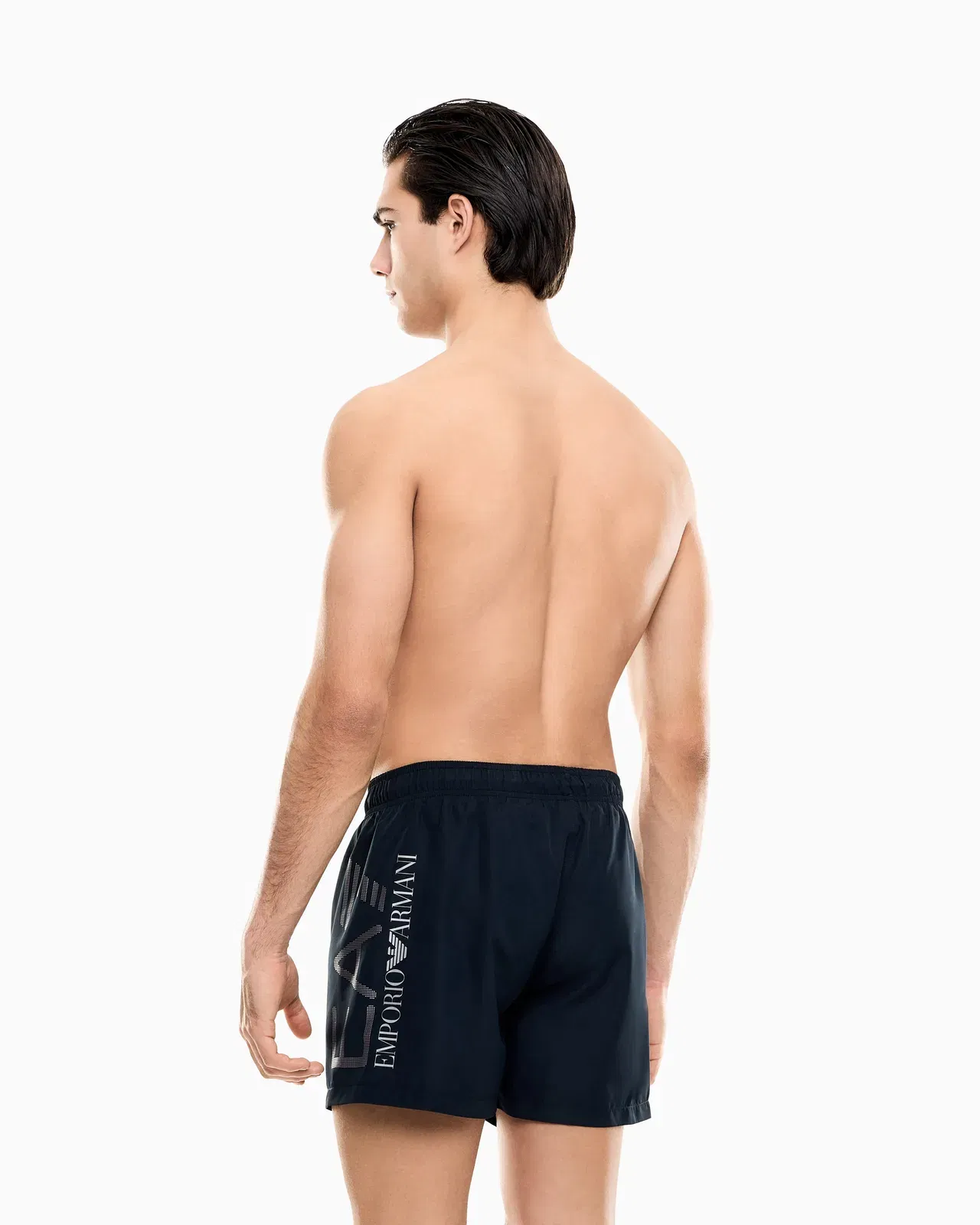 EA7 Logo Series swim trunks
