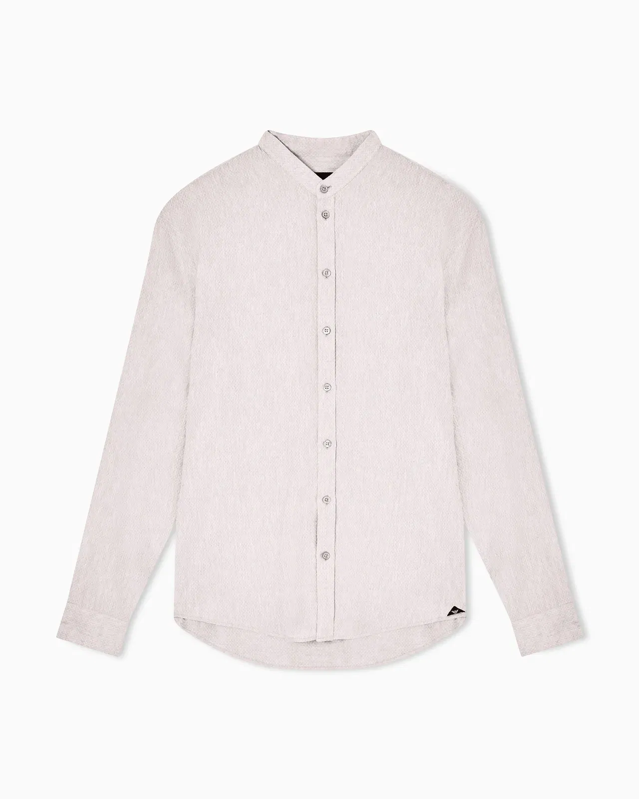 Emporio Armani Armure linen blend shirt