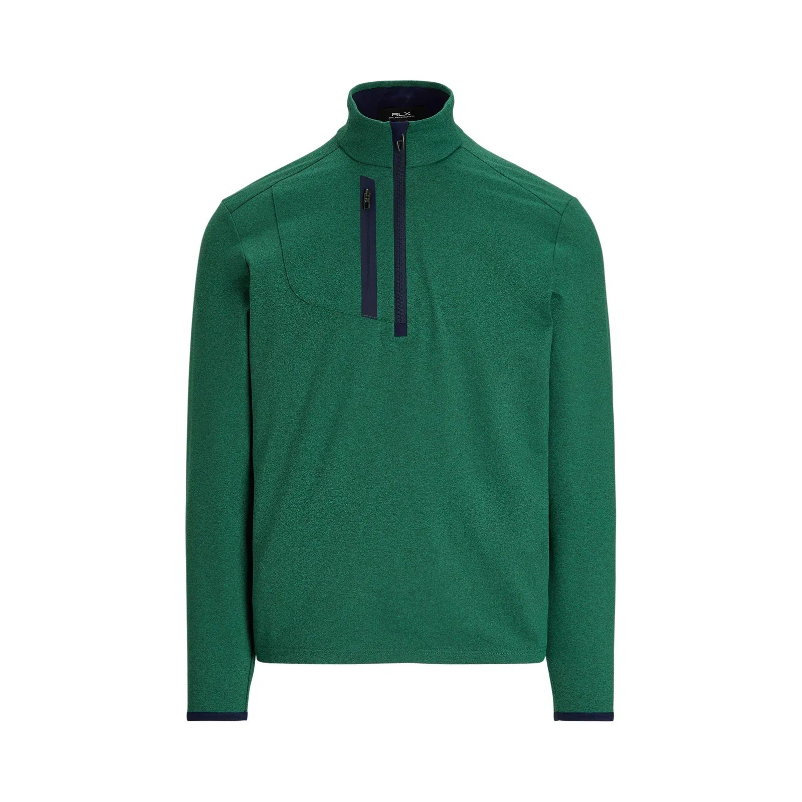 RLX Cotton Long Sleeve Half Zip Performance Golf Jacket