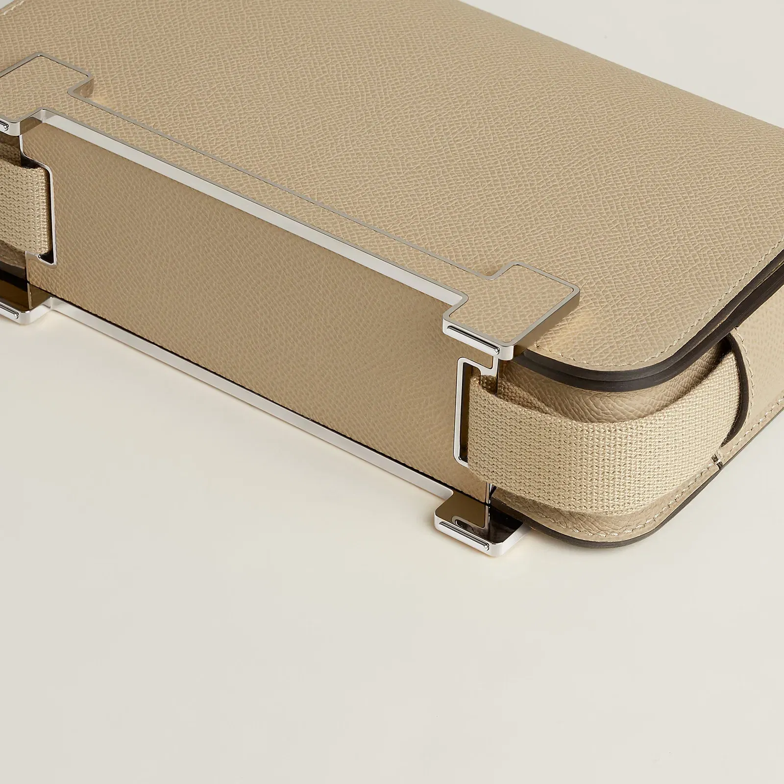 Hermes Herms Geta Slim Bag Toupe