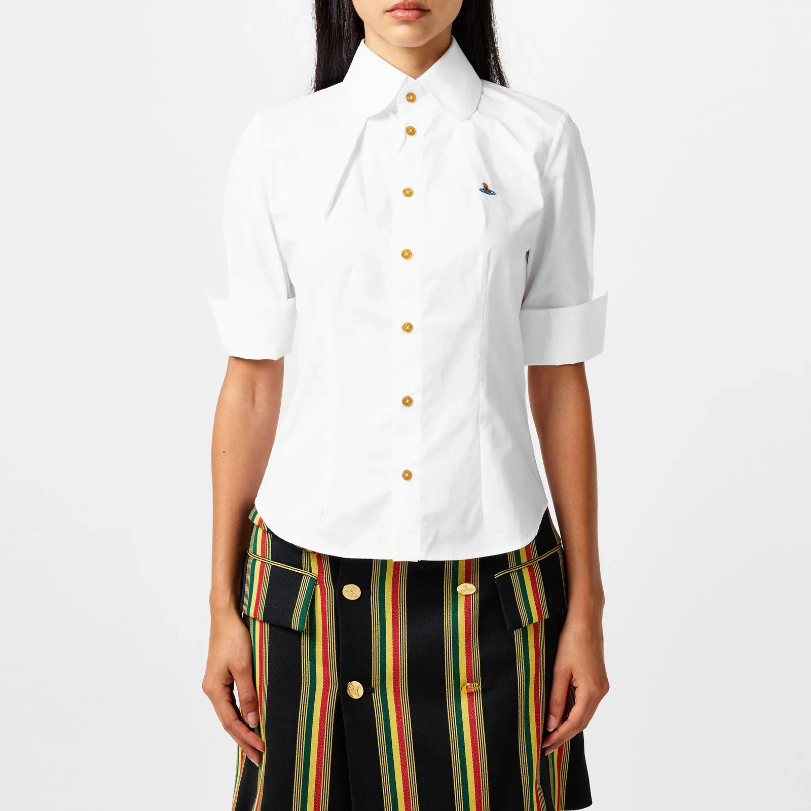 Logo Cotton Short Sleeve Toulouse Shirt