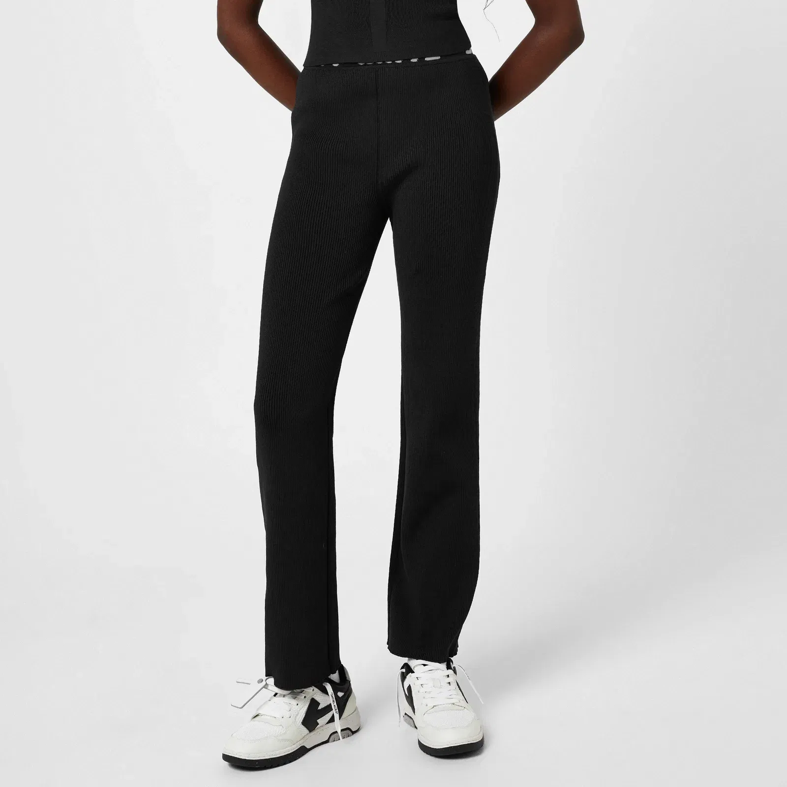 Ribbed Knitted Trousers