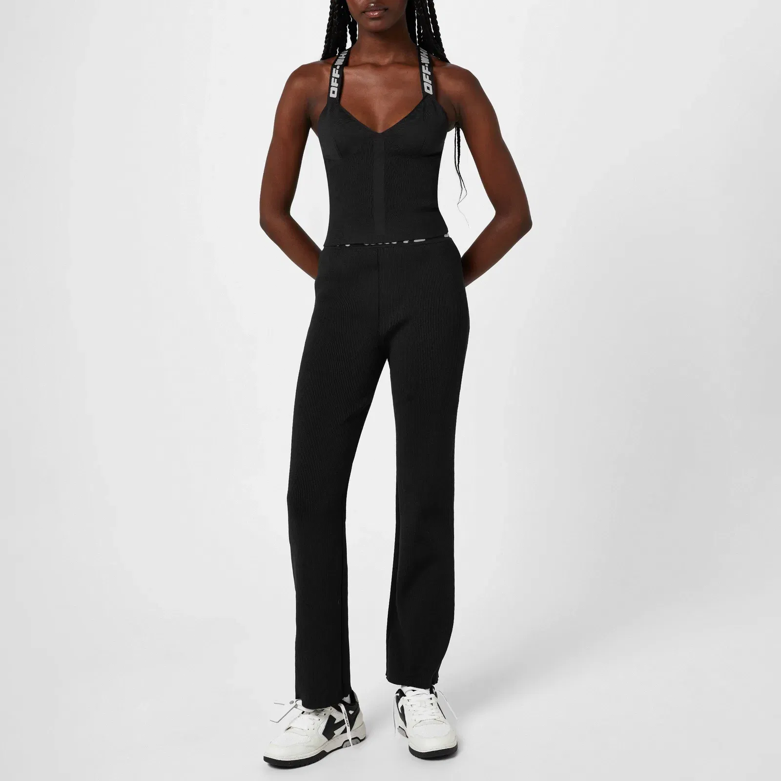 Ribbed Knitted Trousers