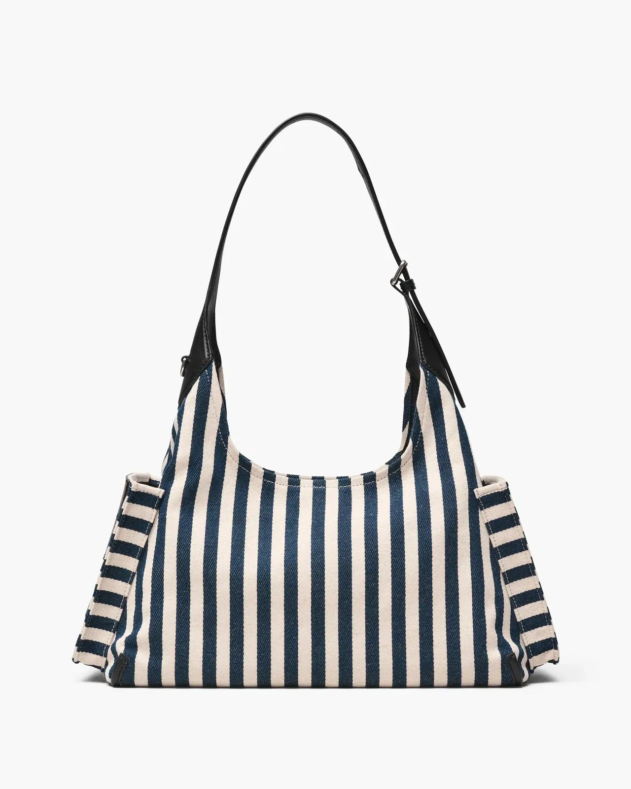 The Stripe Canvas Belted Sack Bag