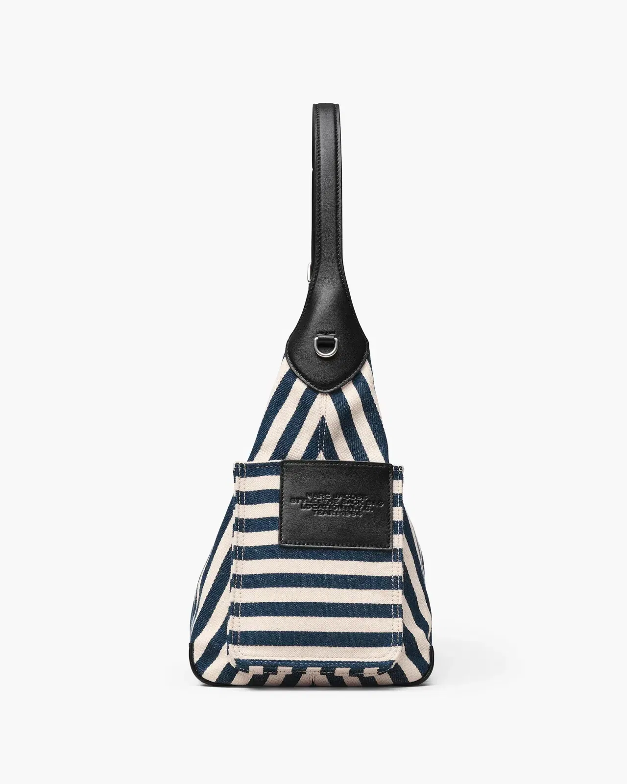 The Stripe Canvas Belted Sack Bag