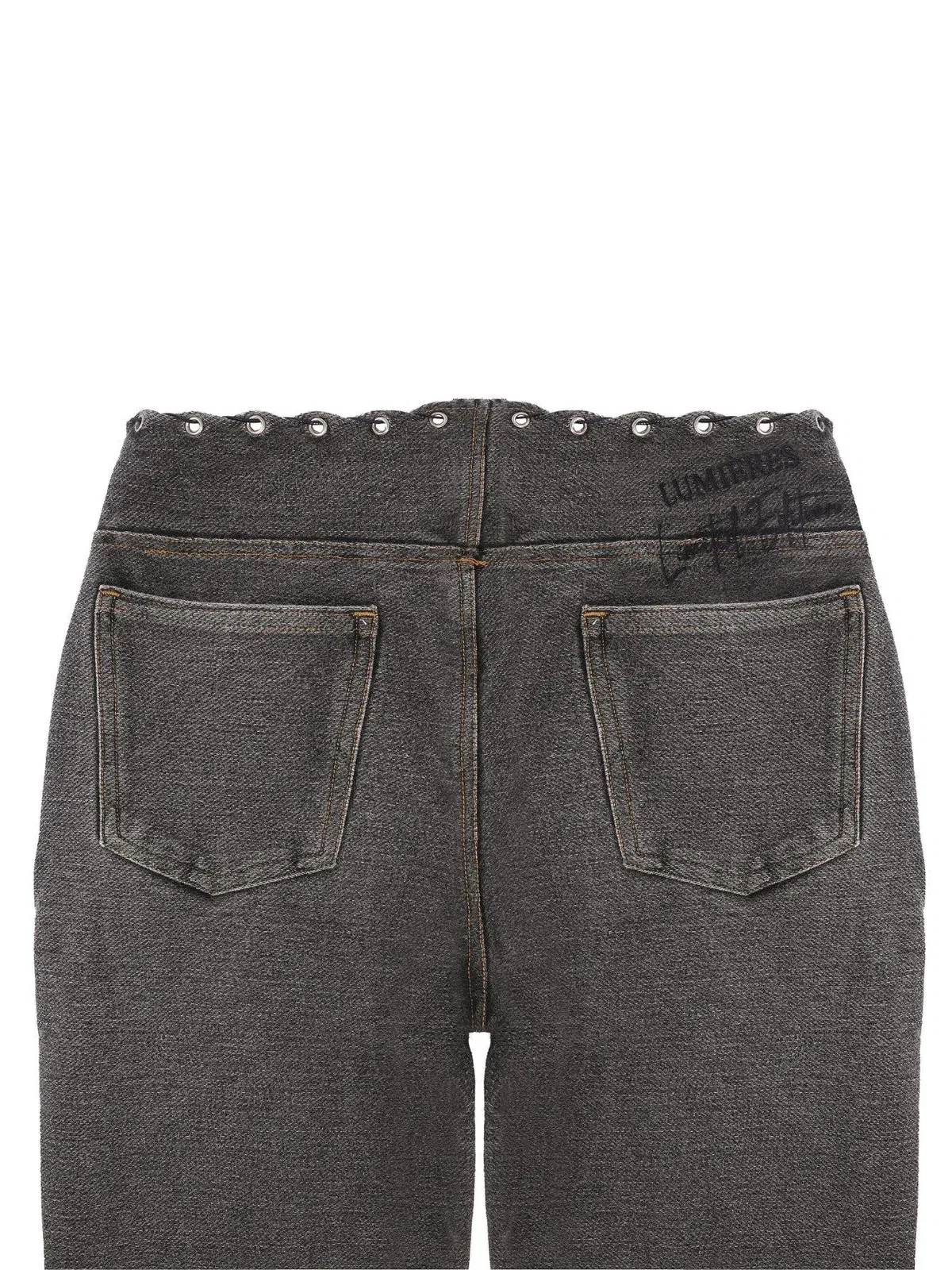 WOMENS BOOTLEG JEANS KNIT DENIM LIMITED EDITION