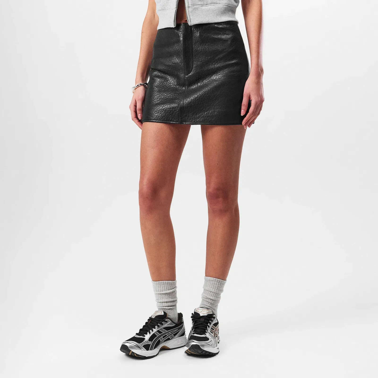 Drive Leather Mini Skirt
