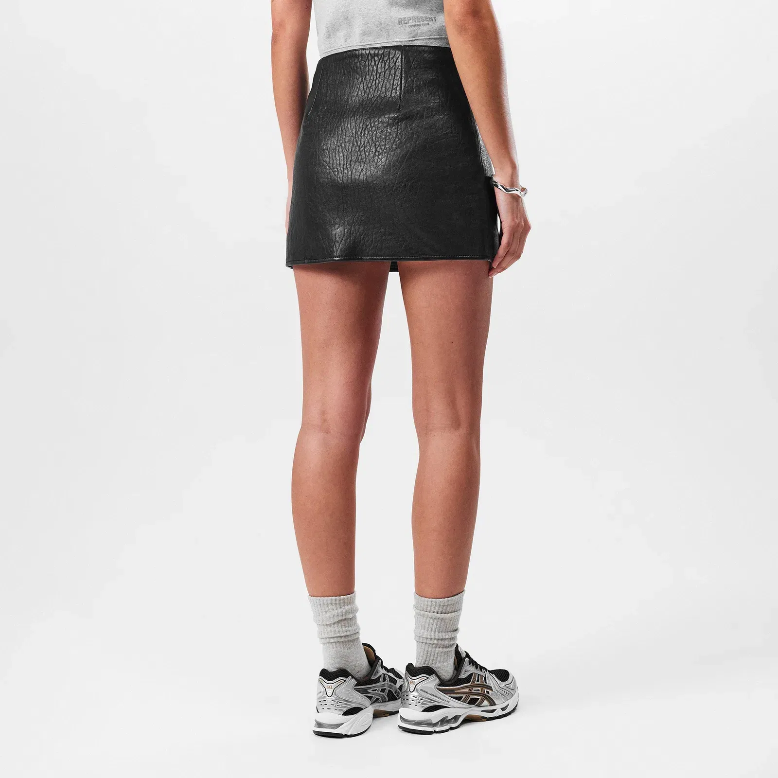 Drive Leather Mini Skirt