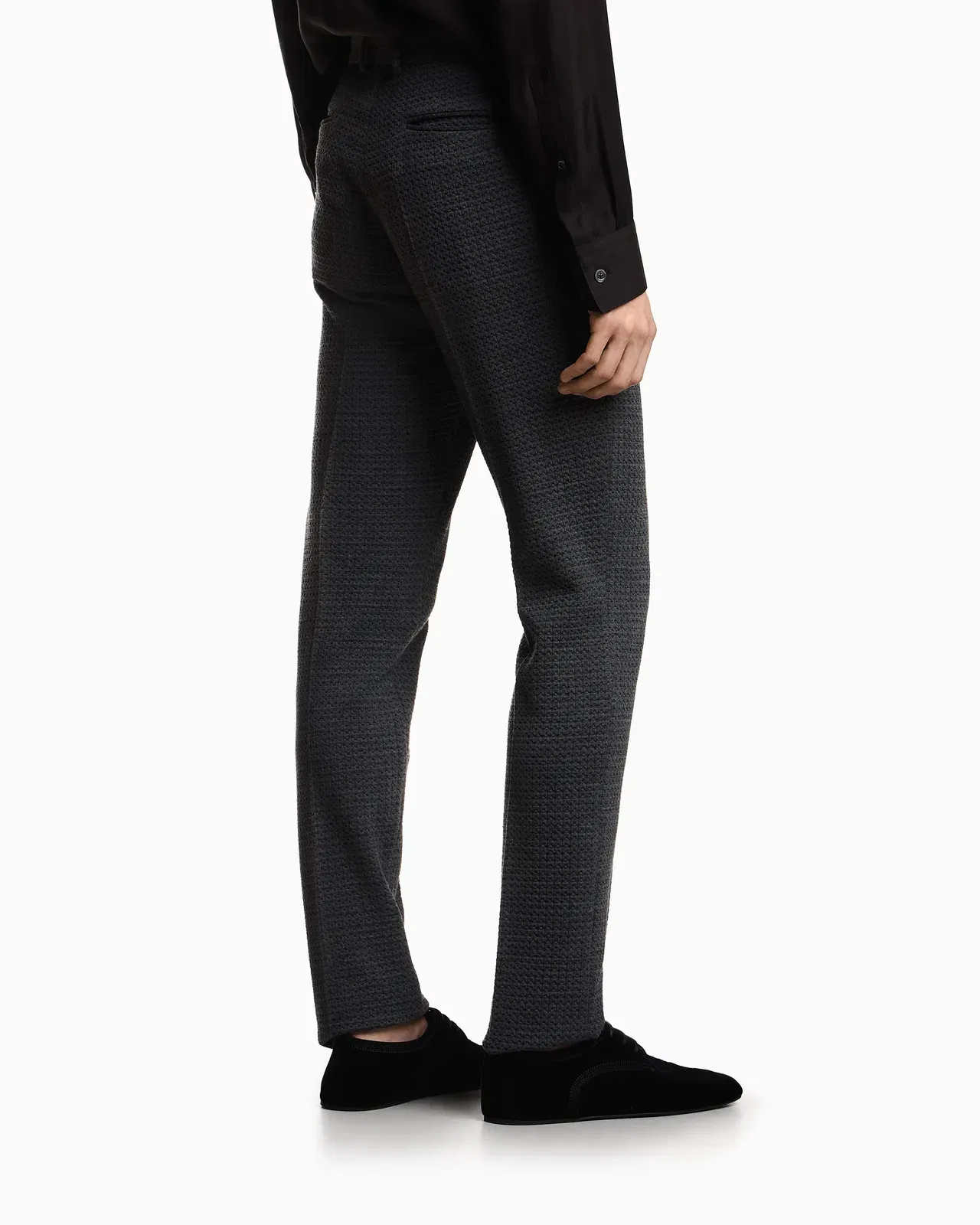 Emporio Armani 3D jersey knit trousers