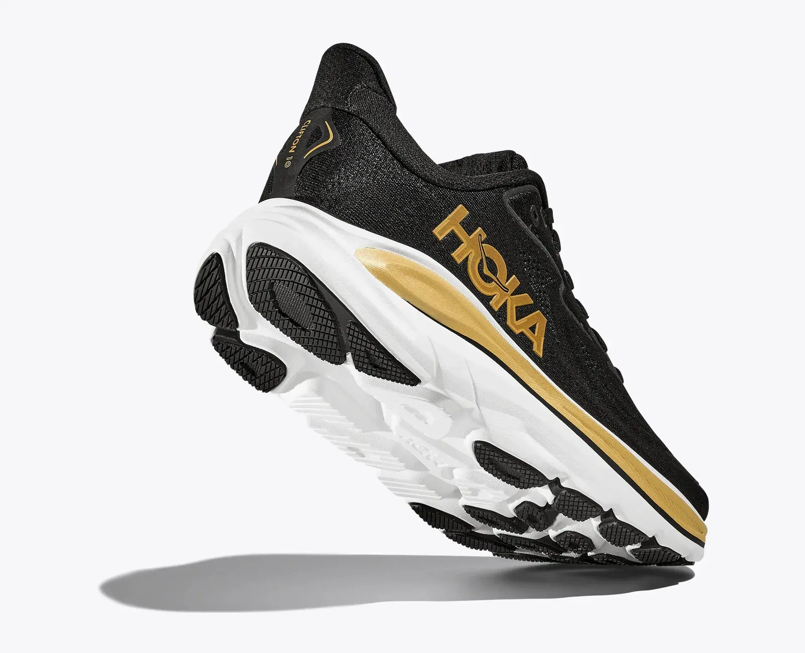 Hoka Women'S Clifton 10 Black Gold