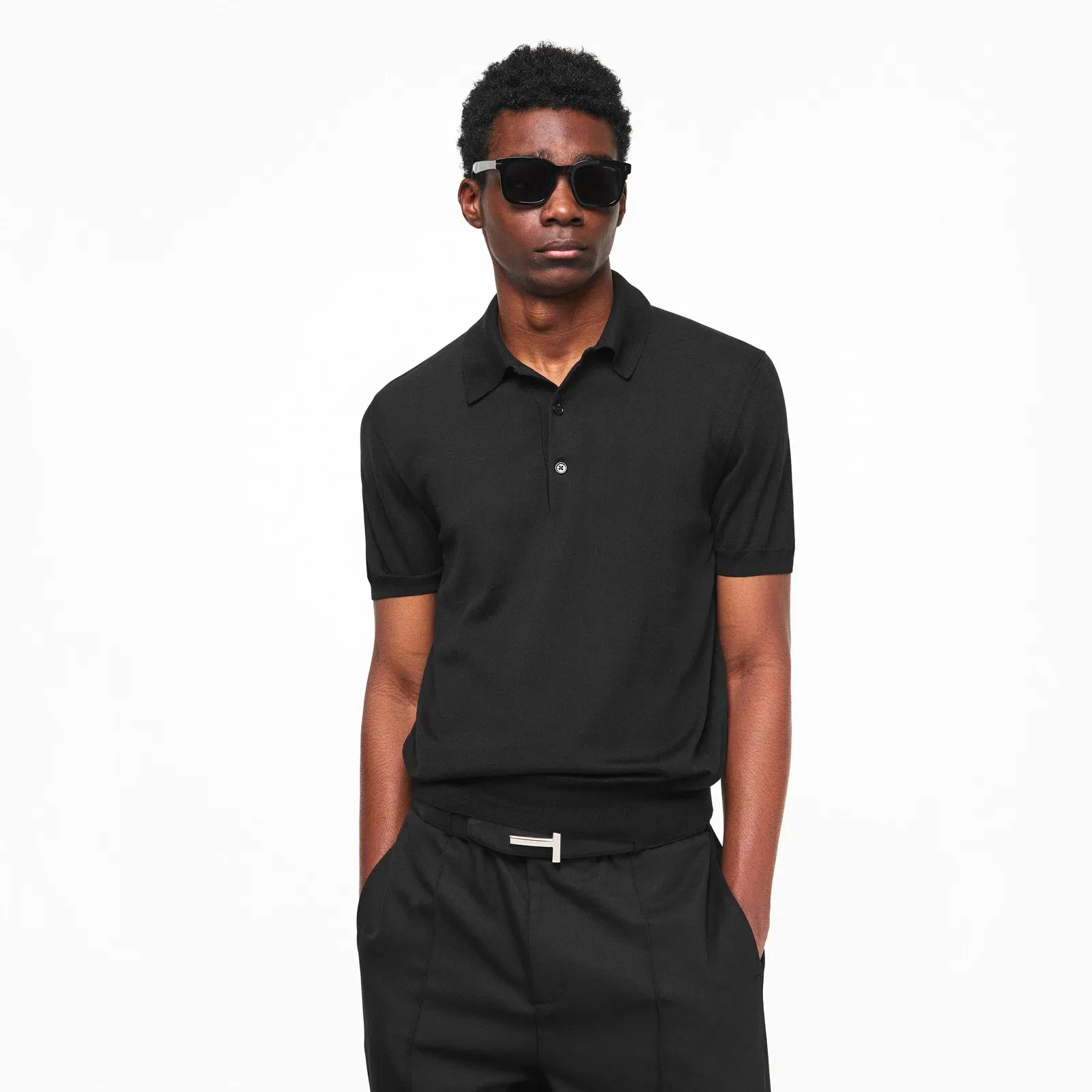TF Cotton Short Sleeve Polo Shirt