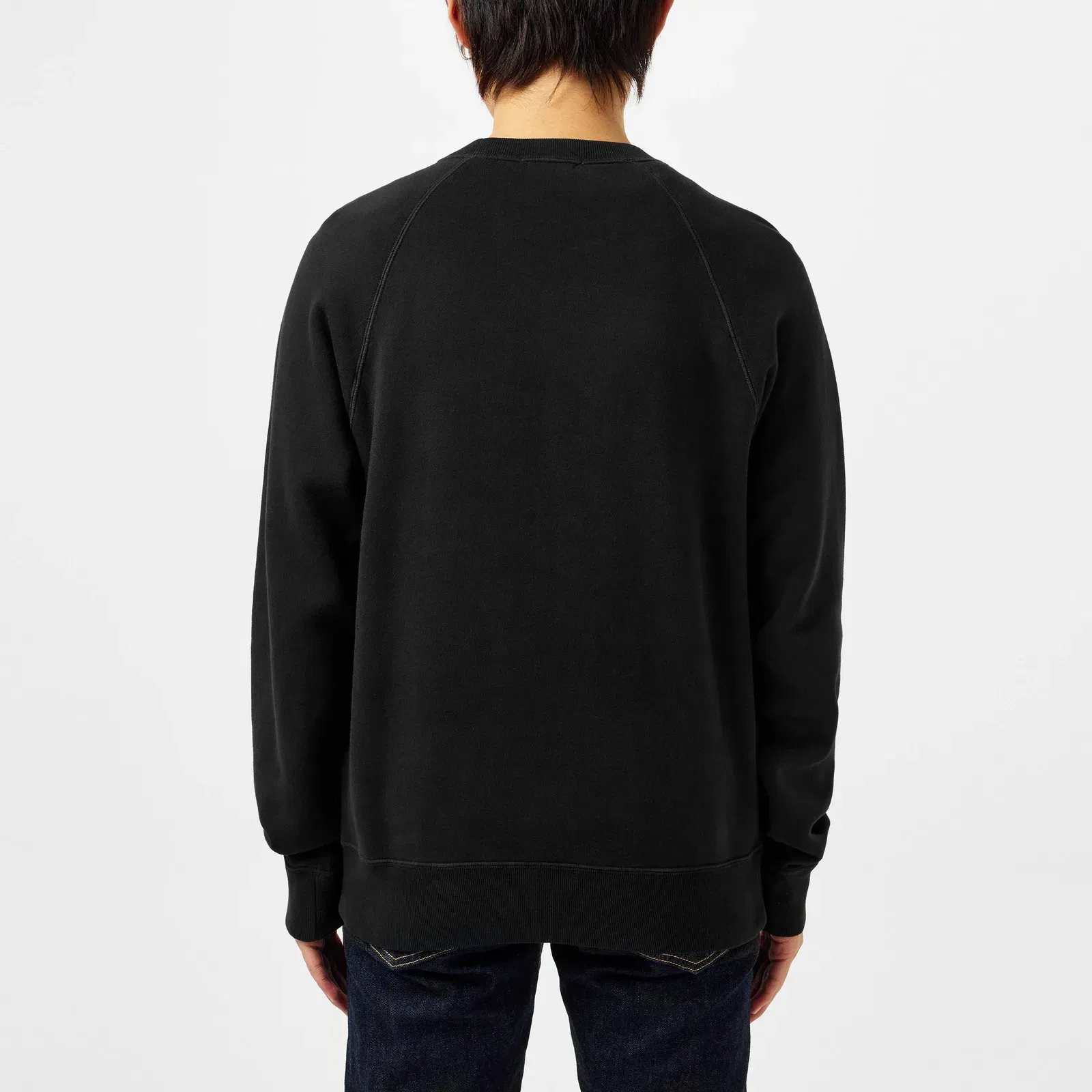 Plain Cotton Crew Sweatshirt