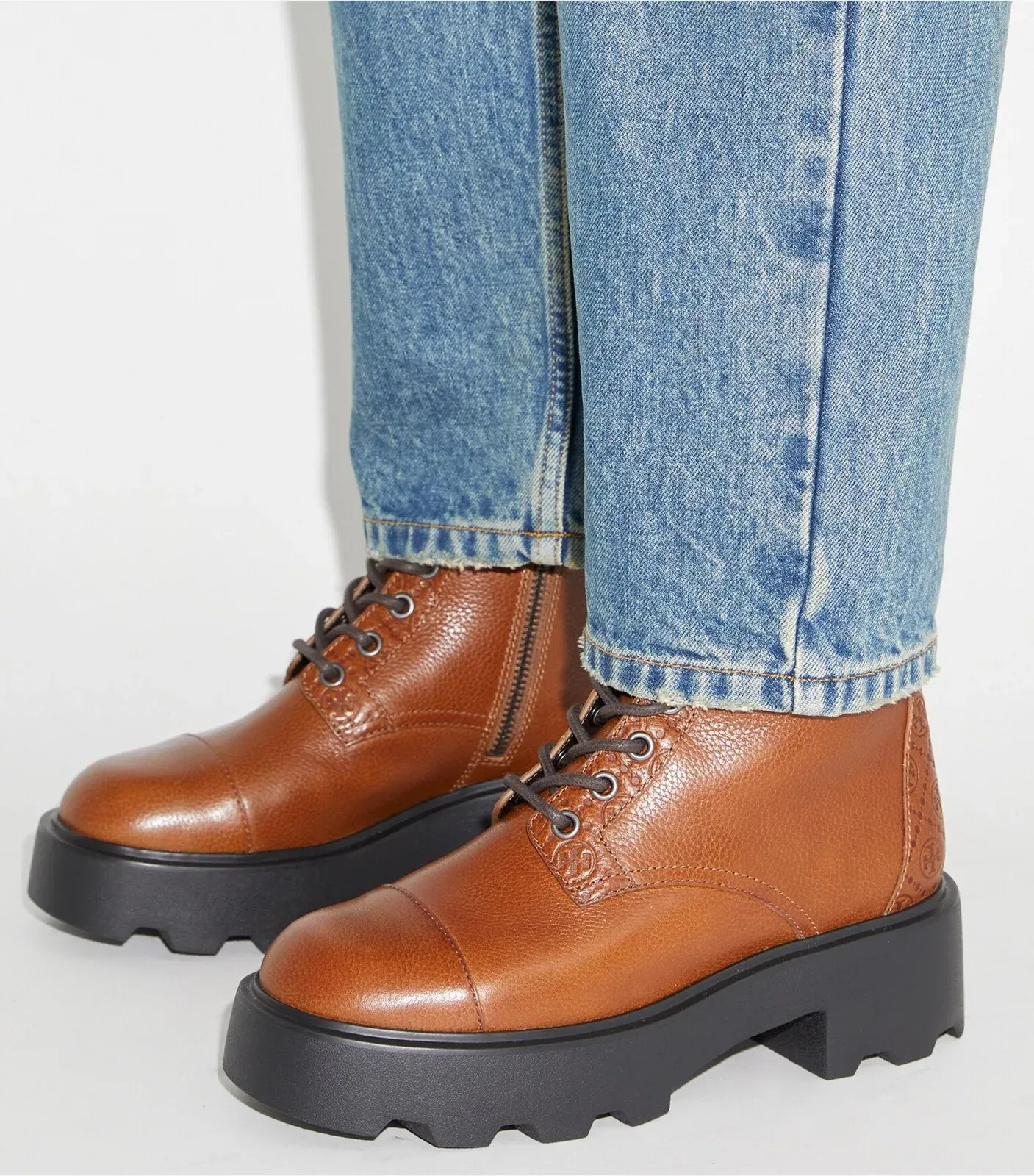 T Monogram Lug Boot