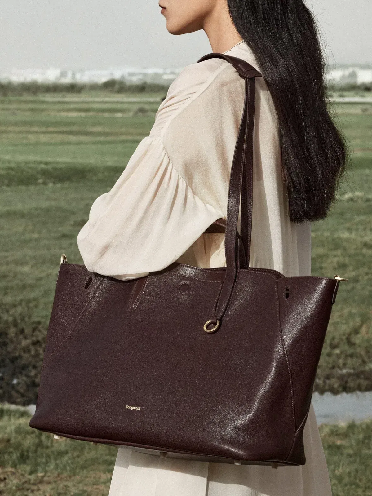 Songmont Large Yore Tote Bag - Raisin