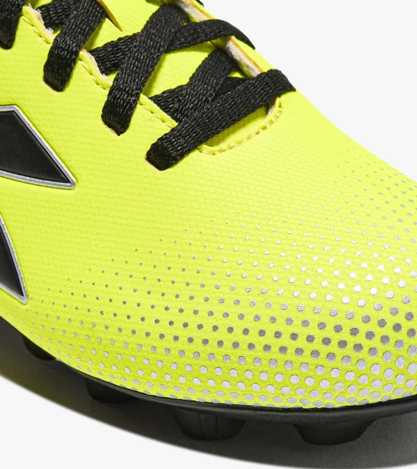 Diadora Pichichi 7 Md Jr Yellow Fl Dd/Black/Silver