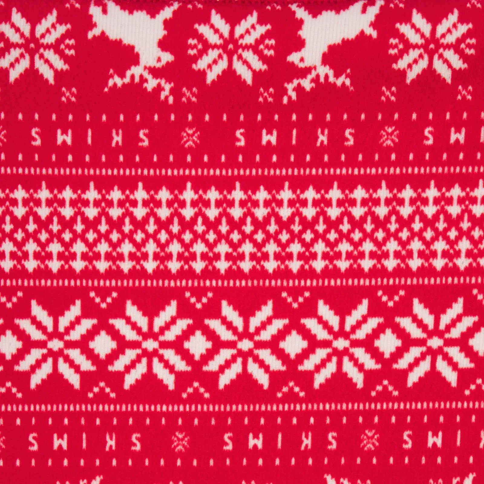 LOGO PLUSH POINTELLE LONG SLEEVE HENLEY | RED DEER FAIR ISLE