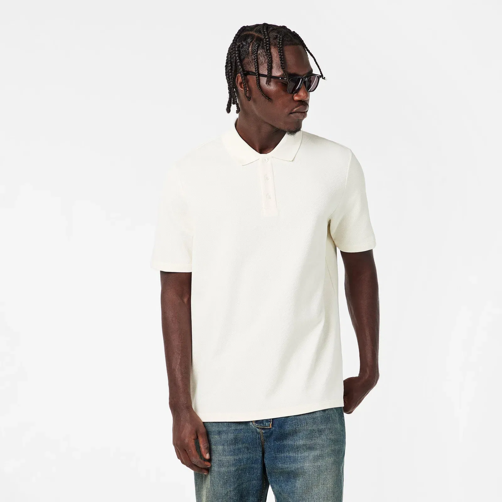 Short Sleeve Fitted Polo Shirt