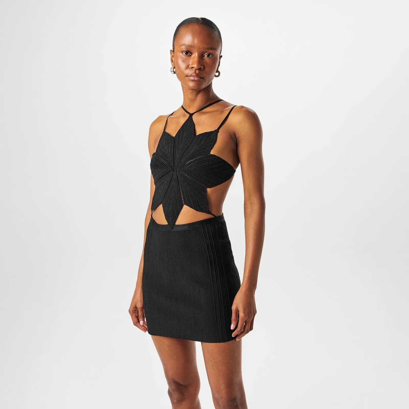 Silk Knit Star Dress