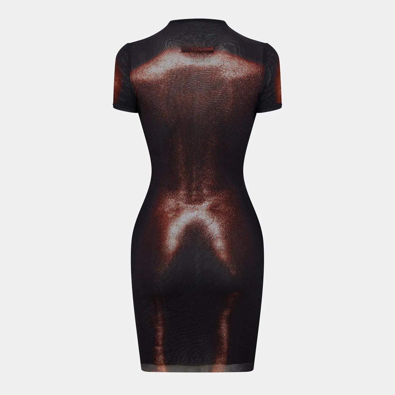 Sculptural Structured Mini Dress