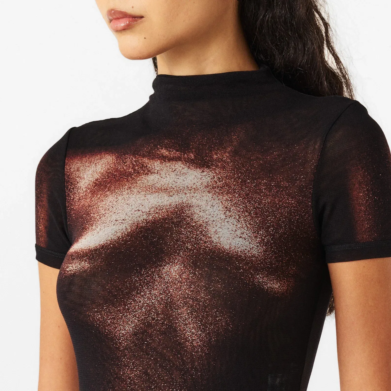 Sculptural Structured Mini Dress