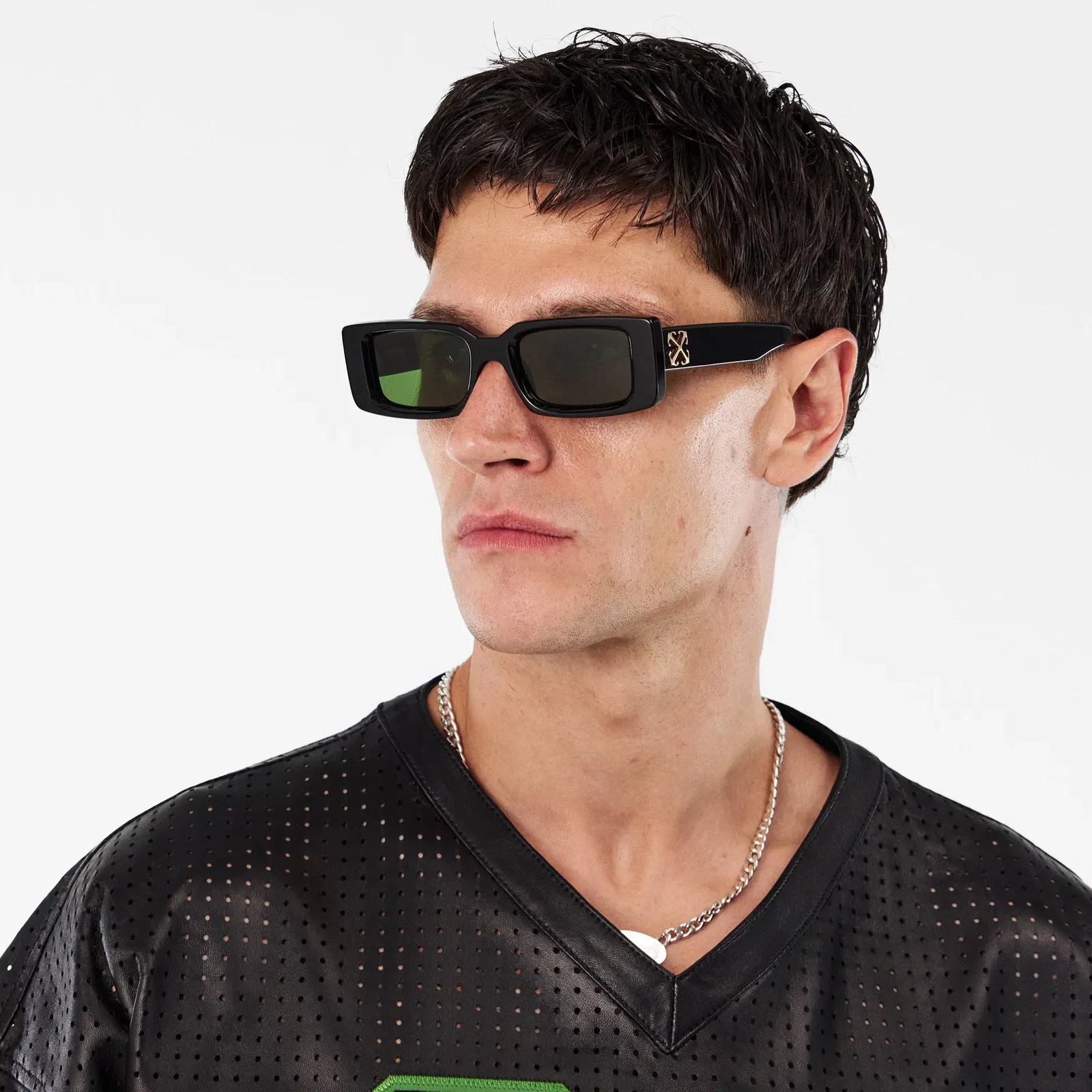 Arthur Acetate Full Rim Rectangle Sunglasses
