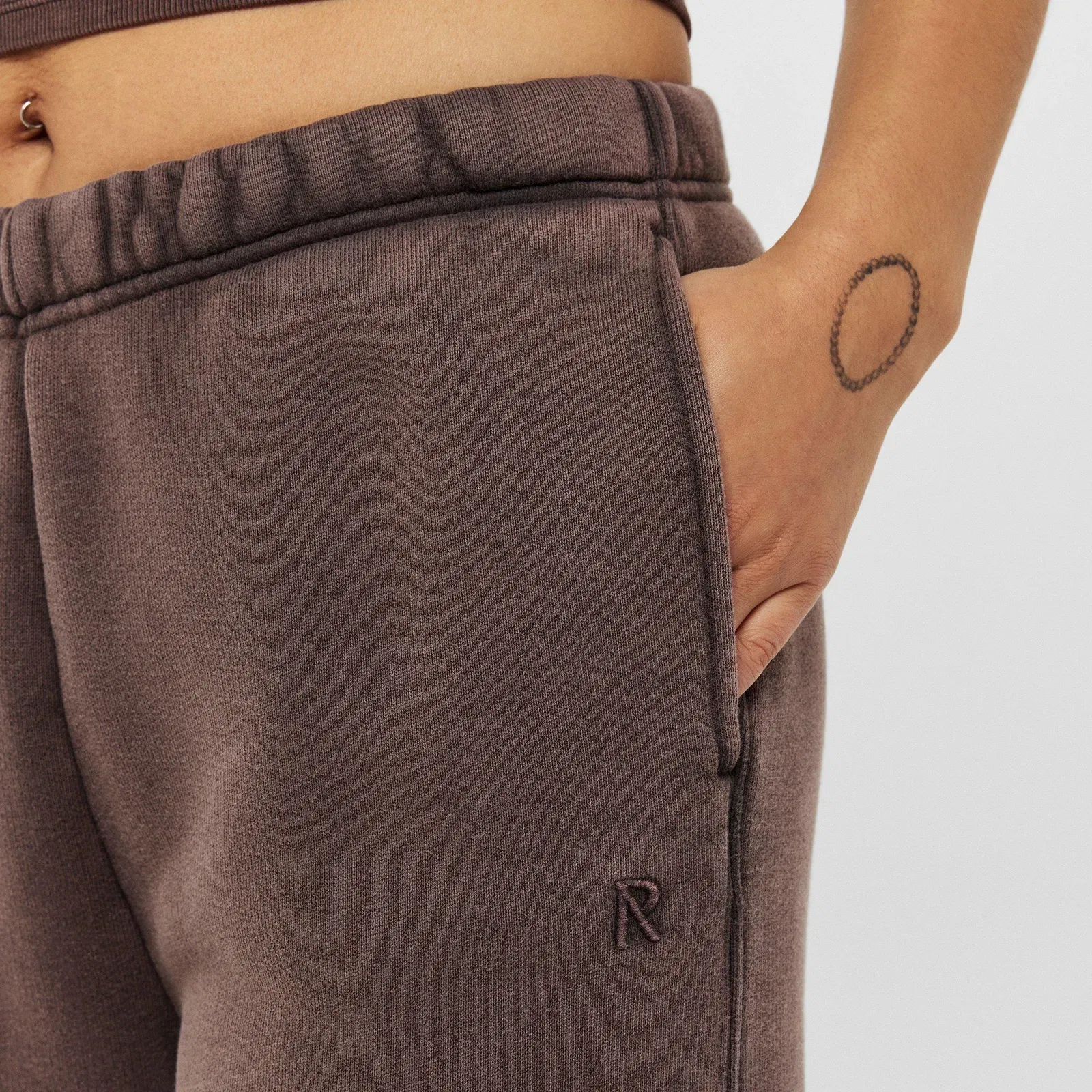 Initial Open Cuff Relaxed Fit Joggers